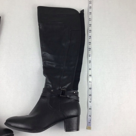 Angelina by De Blossom Black Tall “Tiffany” Boots - Picture 3 of 11
